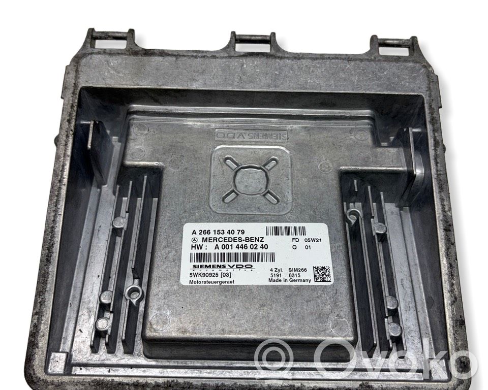 Mercedes-Benz A W169 Engine control unit/module 