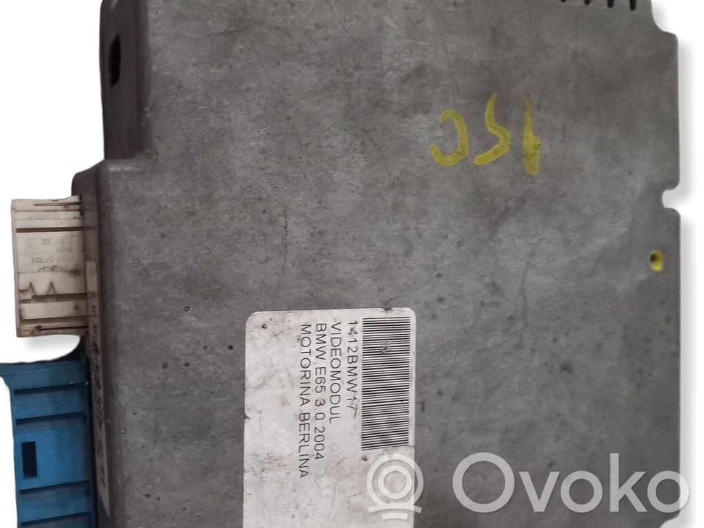 BMW 7 E65 E66 Module de contrôle vidéo 
