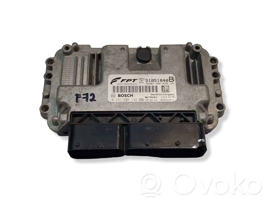 Engine control unit/module   51851840,51851840B,0261S05142
