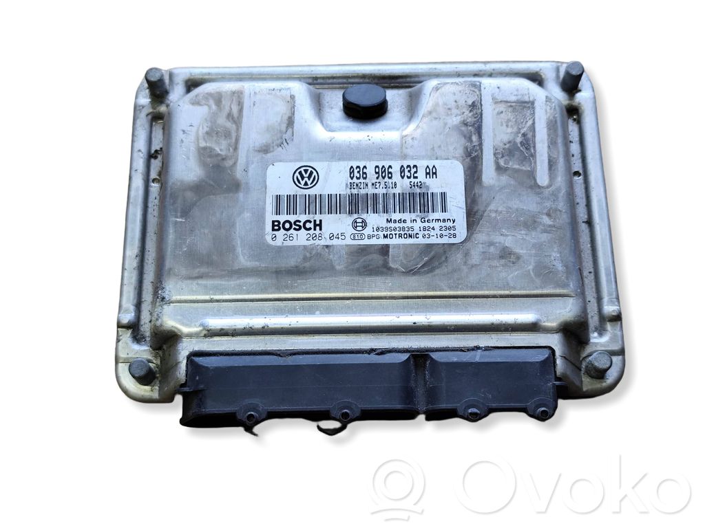 Engine control unit/module ECU   036906032AA,0261208045,1039S03835