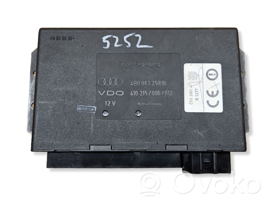 Audi A6 S6 C5 4B Module confort 