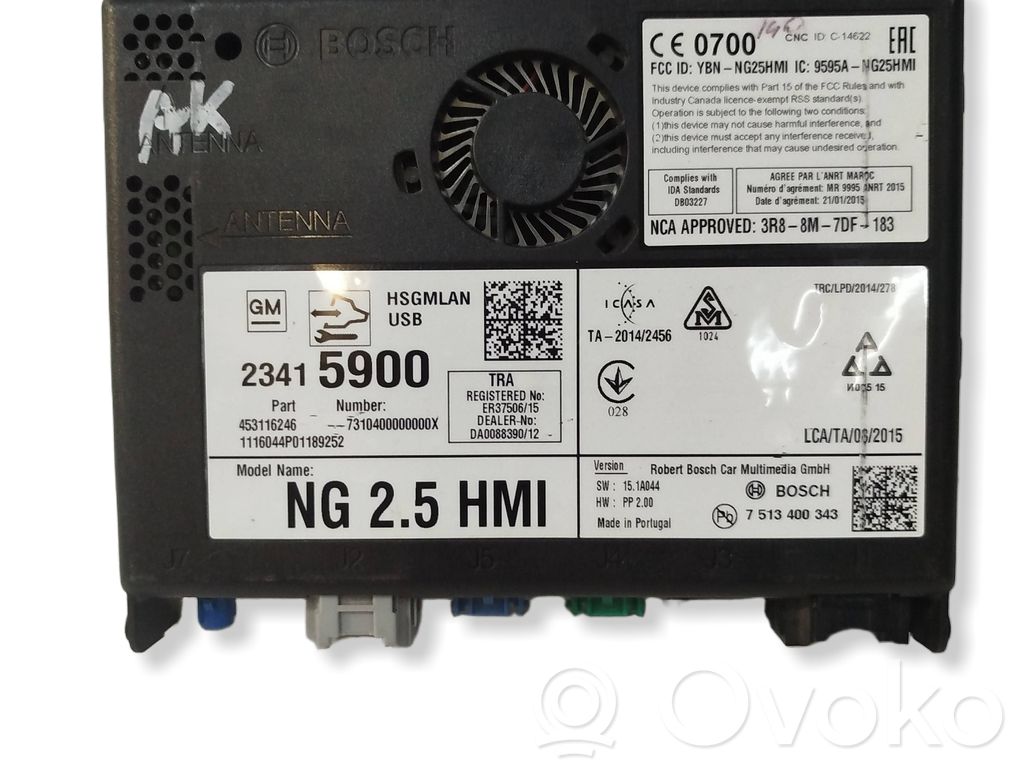 Opel Astra K Other control units/modules 