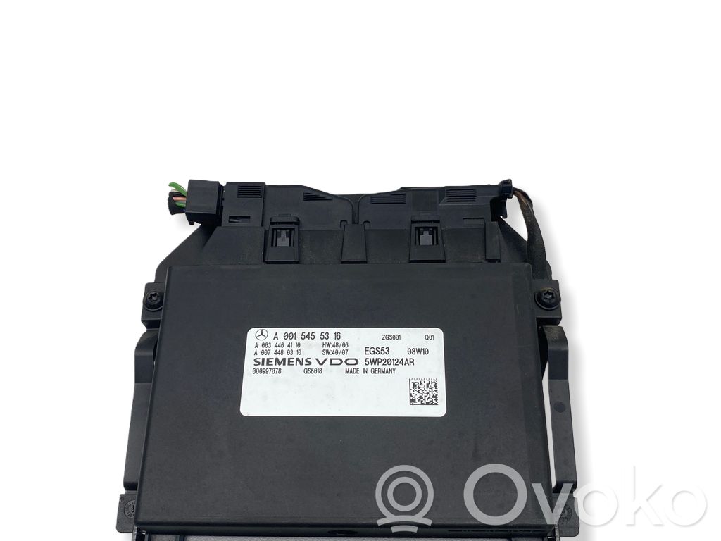 Sterownik / Moduł skrzyni biegów   A0034464110,5WP20124AR,A0015455316