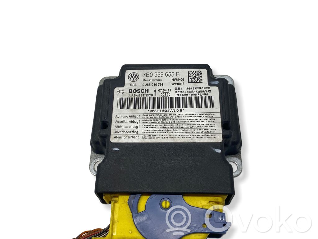 Airbag control unit/module   7E0959655,0285010798,7E0959655B