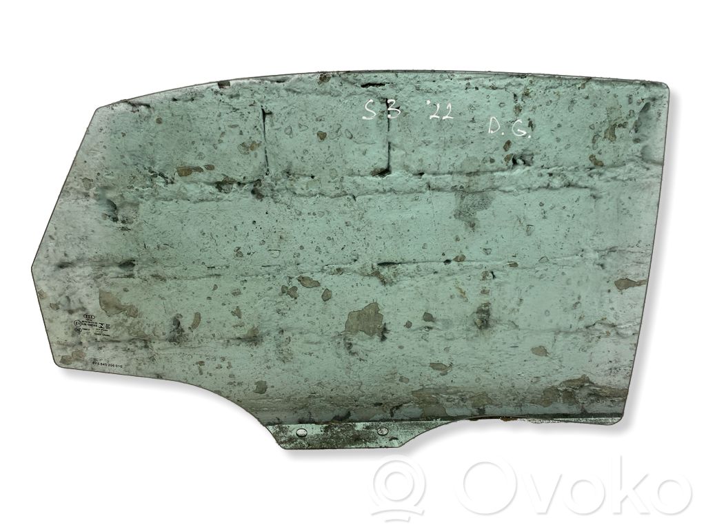 Audi A3 8Y Rear door window glass 