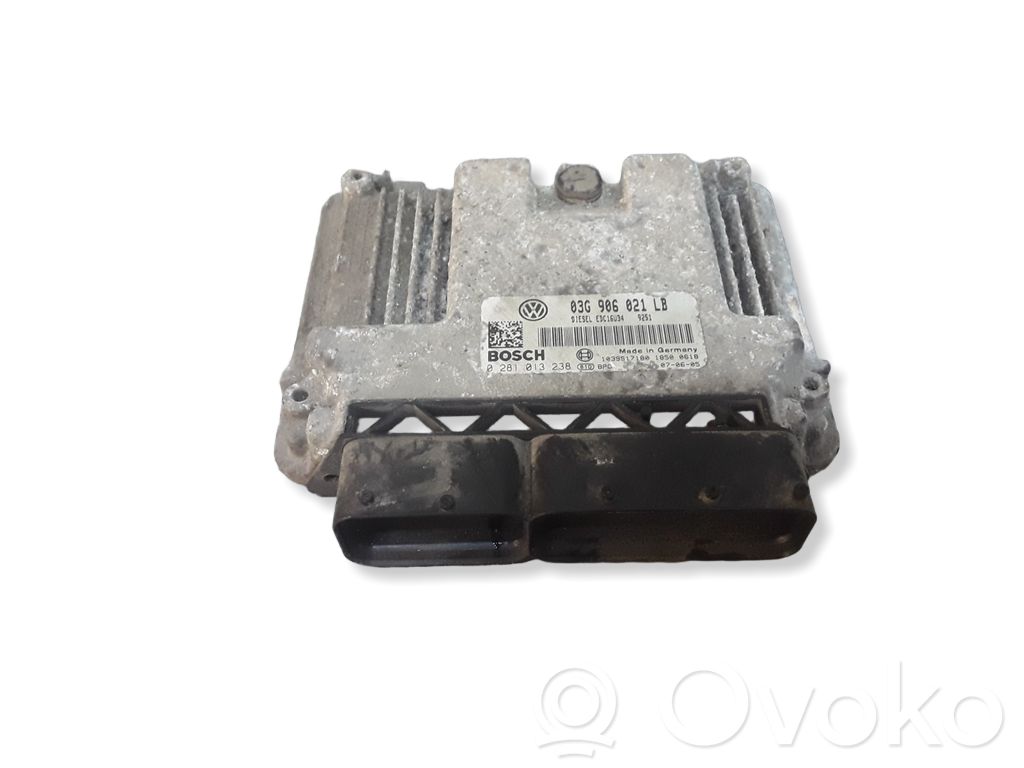 Skoda Octavia Mk2 (1Z) Calculateur moteur ECU 