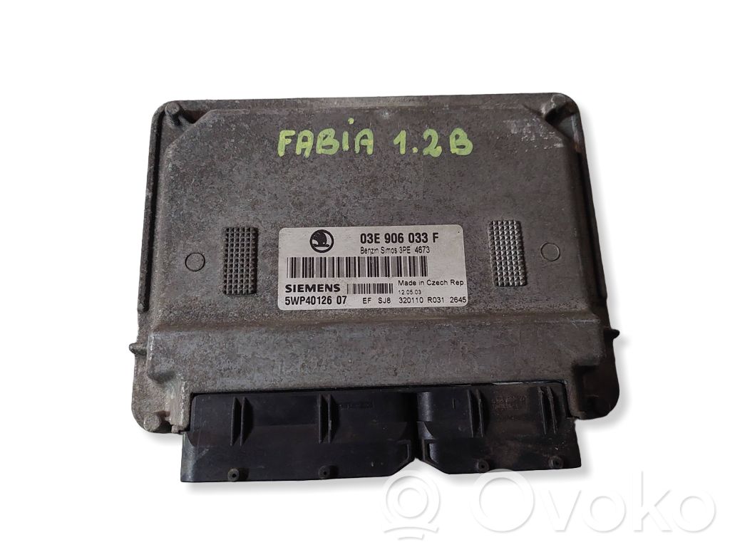 Skoda Fabia Mk1 (6Y) Engine control unit/module ECU 