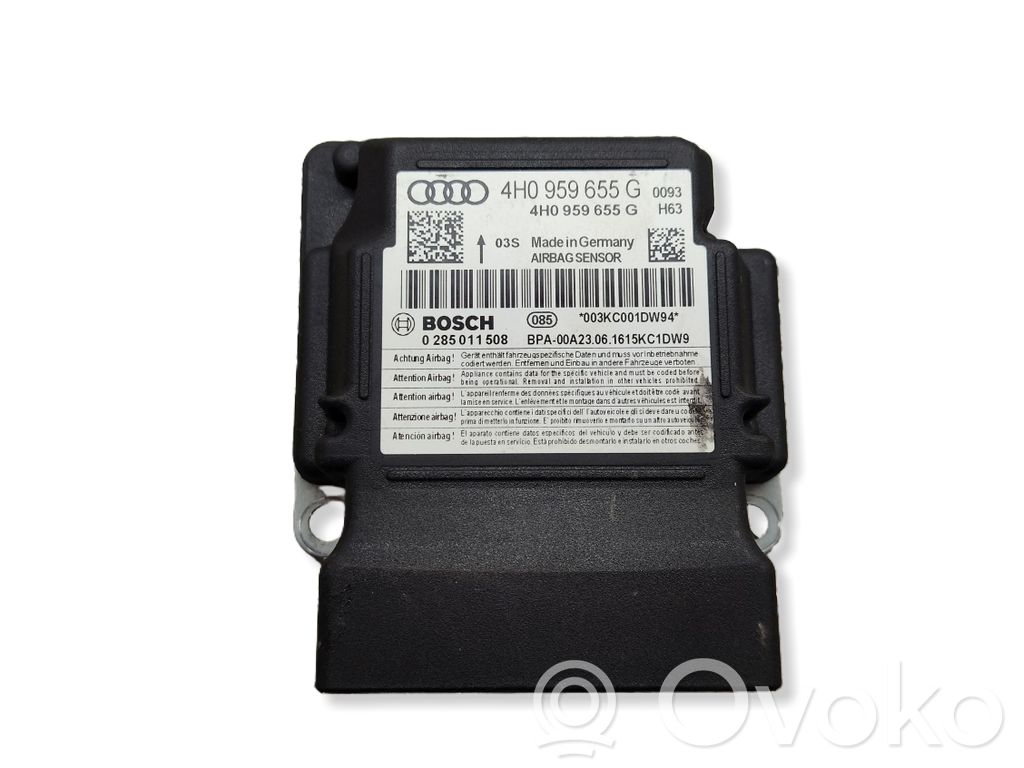 Audi A8 S8 D4 4H Airbag control unit/module 