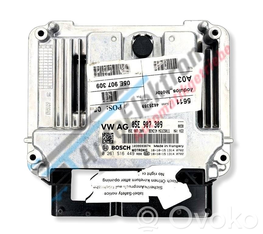 Engine control unit/module   05E907309