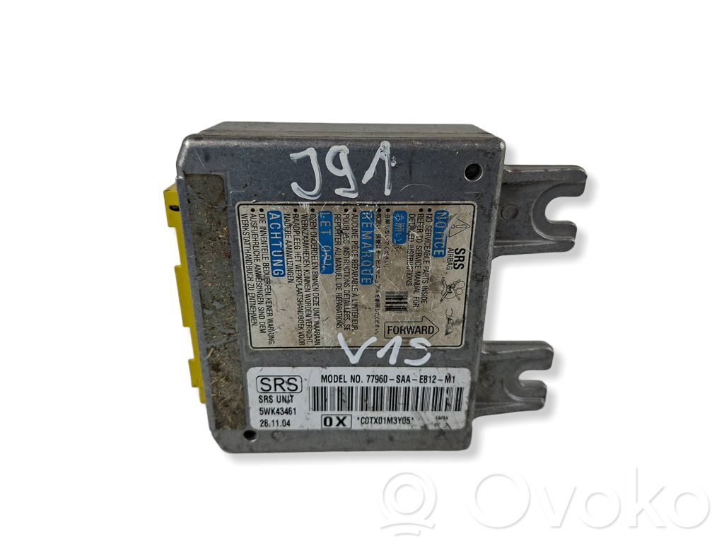 Honda Jazz Airbag control unit/module 