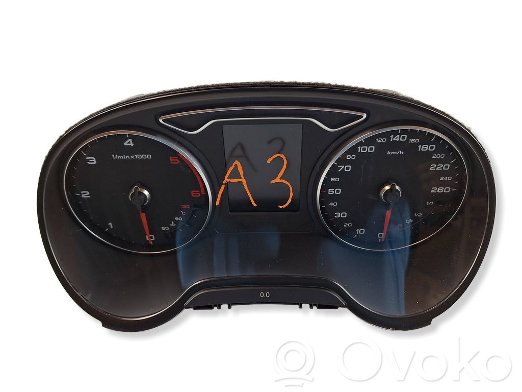 Audi A3 S3 A3 Sportback 8P Speedometer (instrument cluster) 