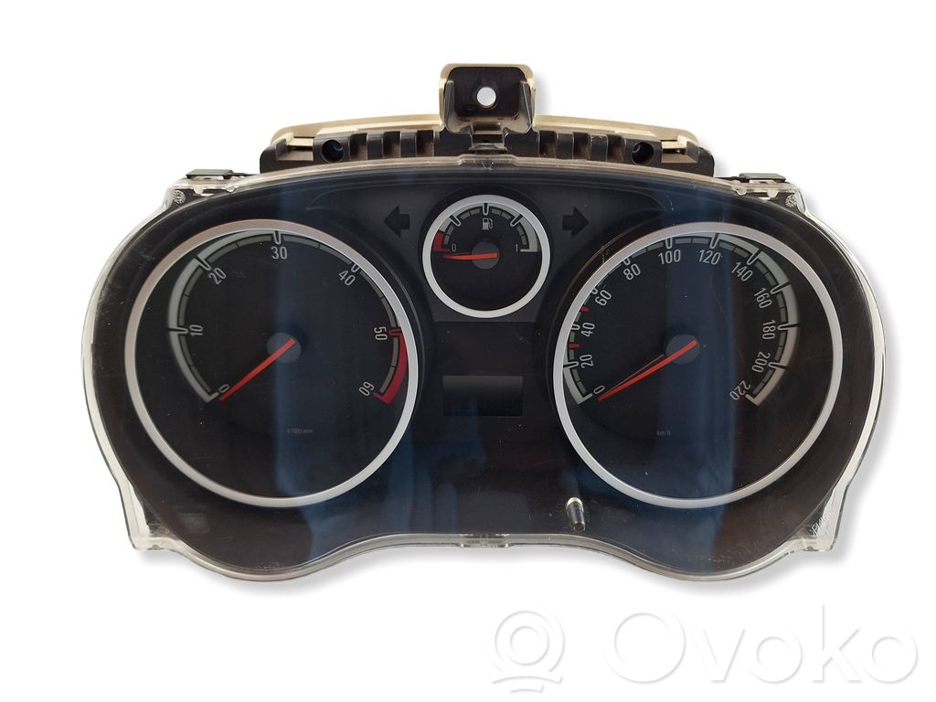 Opel Corsa D Geschwindigkeitsmesser Cockpit 