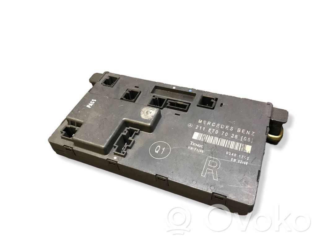 Mercedes-Benz E W211 Door control unit/module 