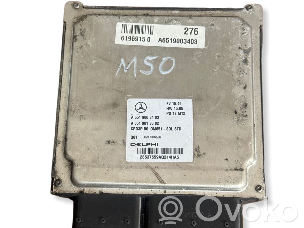Mercedes-Benz Sprinter W906 Engine control unit/module 