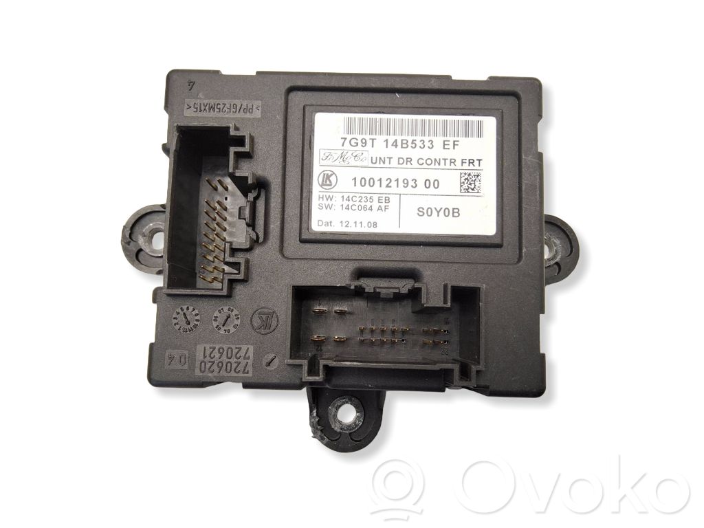 Unité de commande module de porte   7G9T14B533EF,1001219300,14C235EB