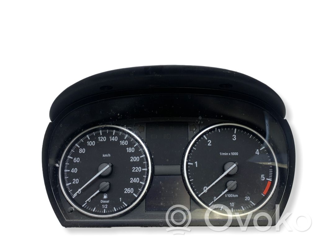BMW 3 E90 E91 Speedometer (instrument cluster) 