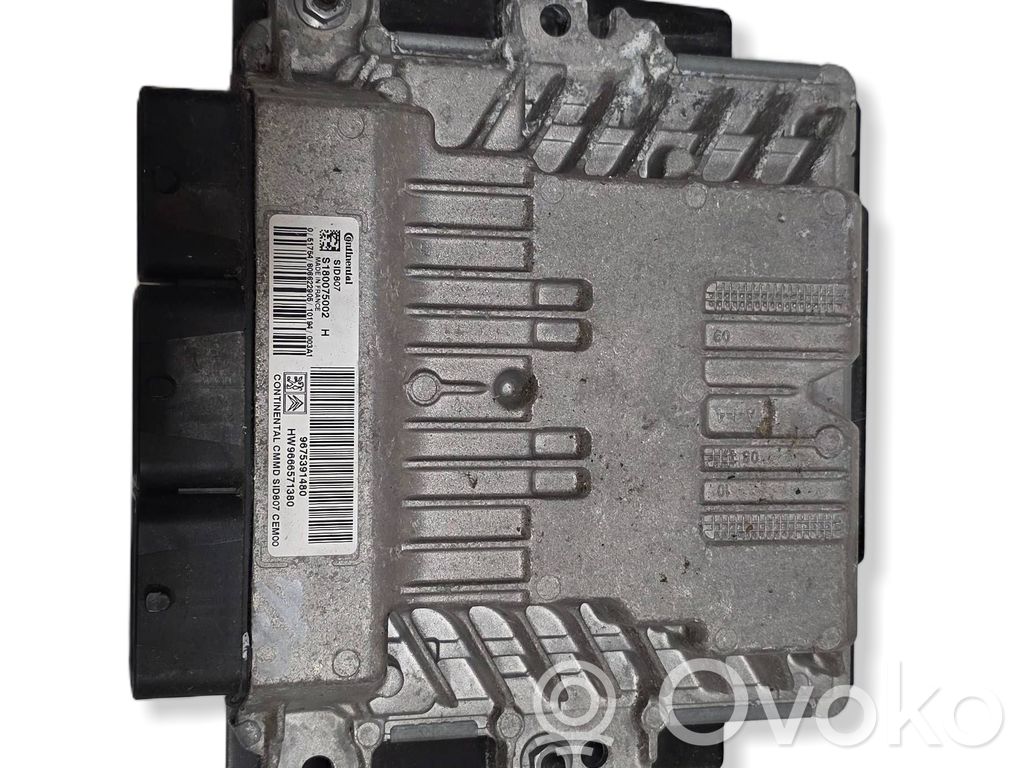 Engine control unit/module   9666571380,9675391480,D807