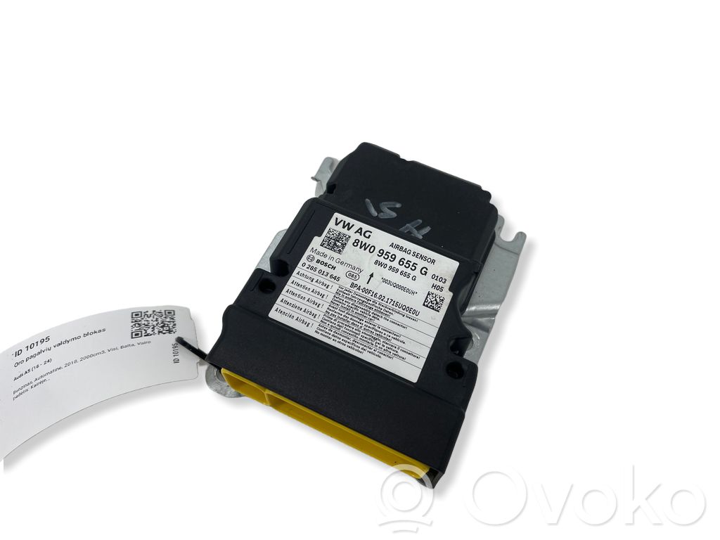 Audi A5 Airbag control unit/module 