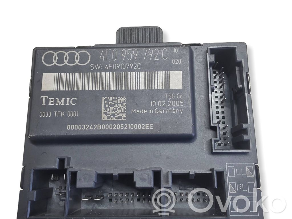 Door control unit/module   4F0959792C,4F0910792C,0033TFK0001