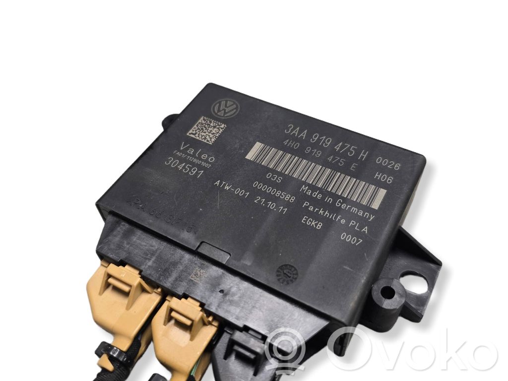 Volkswagen PASSAT CC Unité de commande, module PDC aide au stationnement 