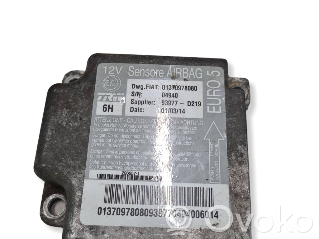 Fiat Ducato Airbag control unit/module 