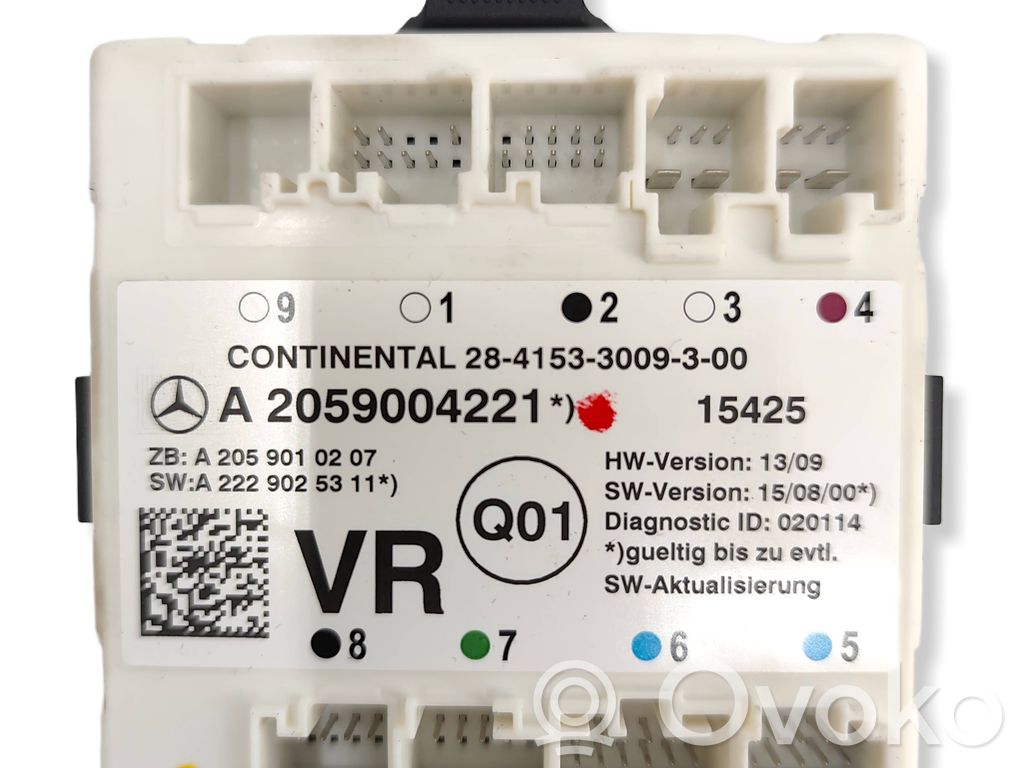 Mercedes-Benz C W205 Door control unit/module 
