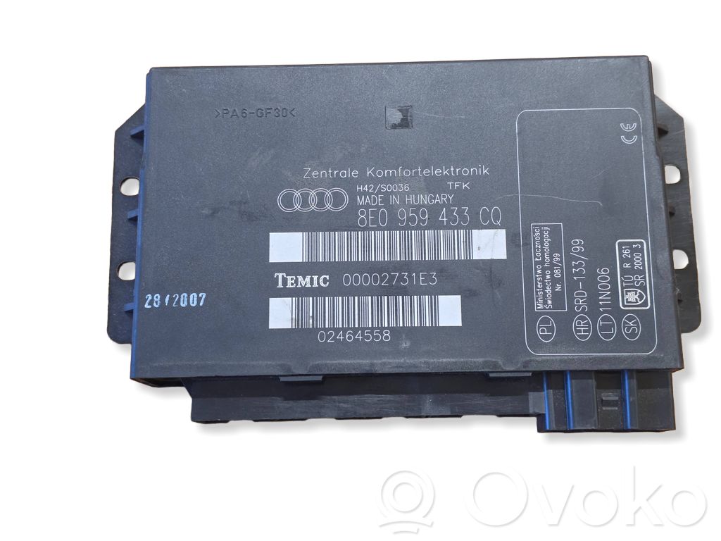 Audi A4 S4 B7 8E 8H Module confort 