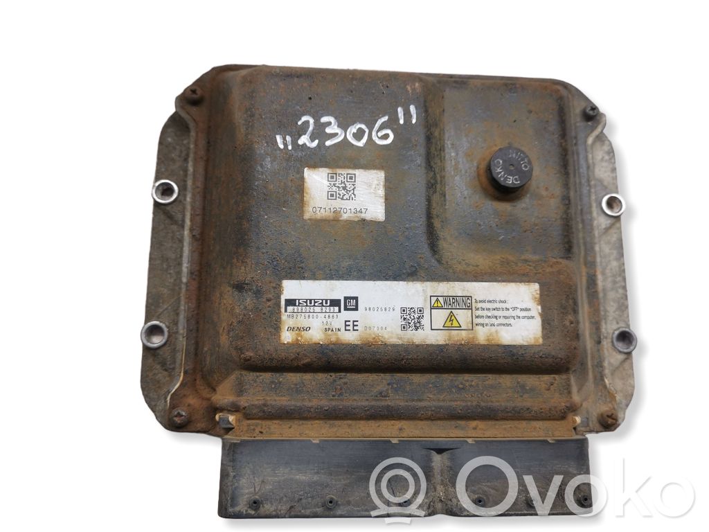 Opel Astra H Engine control unit/module 