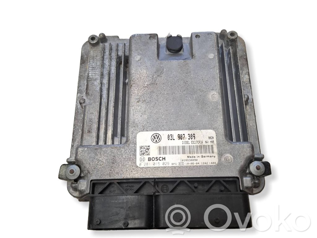 Engine control unit/module   03L907309,0281015029