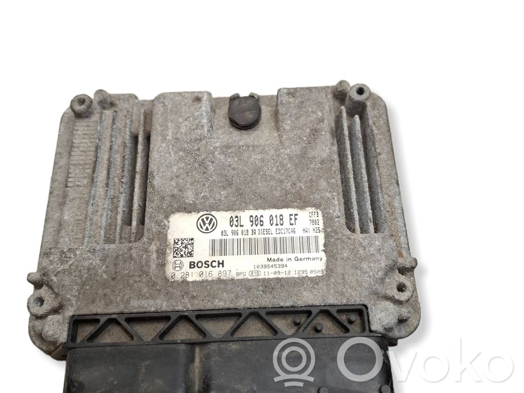 Skoda Superb B6 (3T) Engine control unit/module 