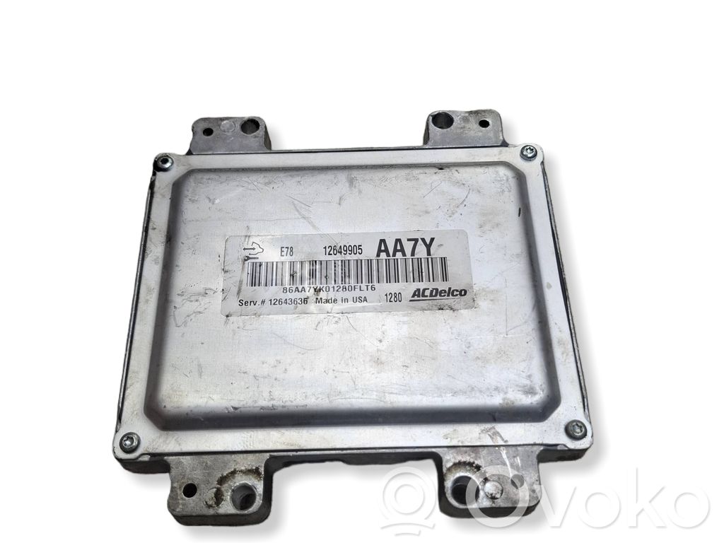 Opel Astra J Engine control unit/module 