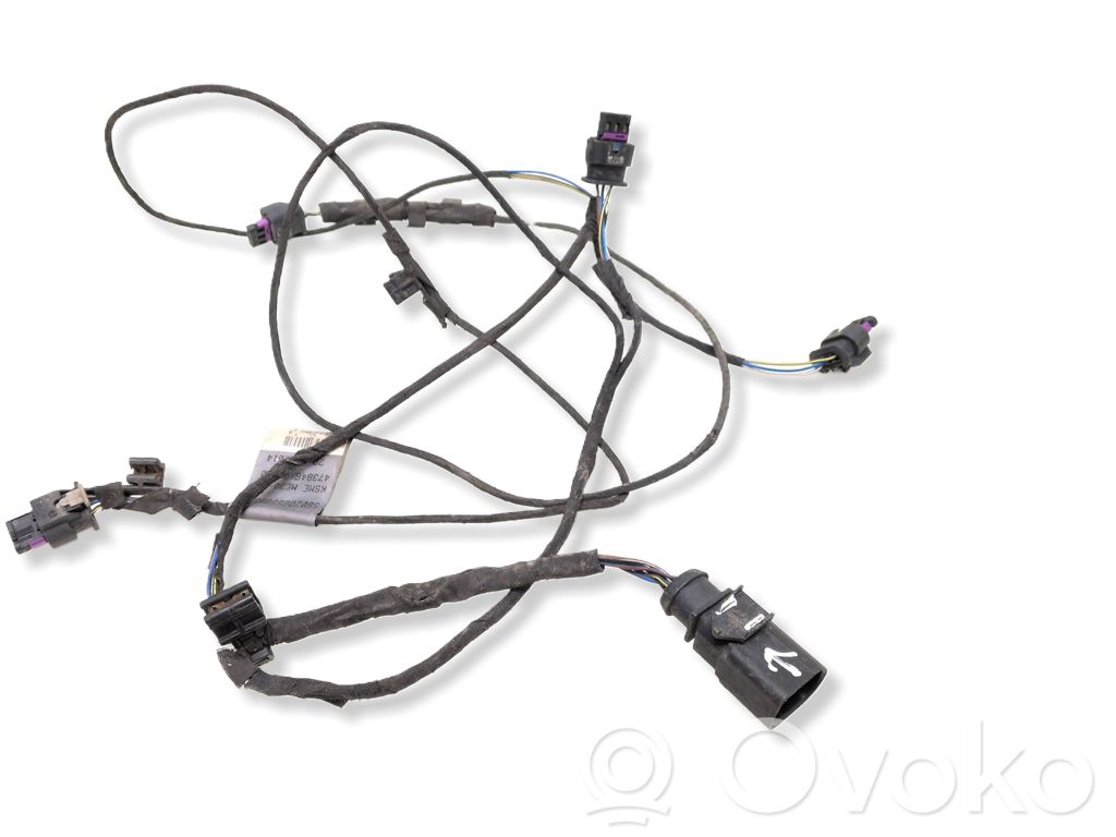 Audi A4 S4 B8 8K Cableado del sensor de aparcamiento (PDC) 