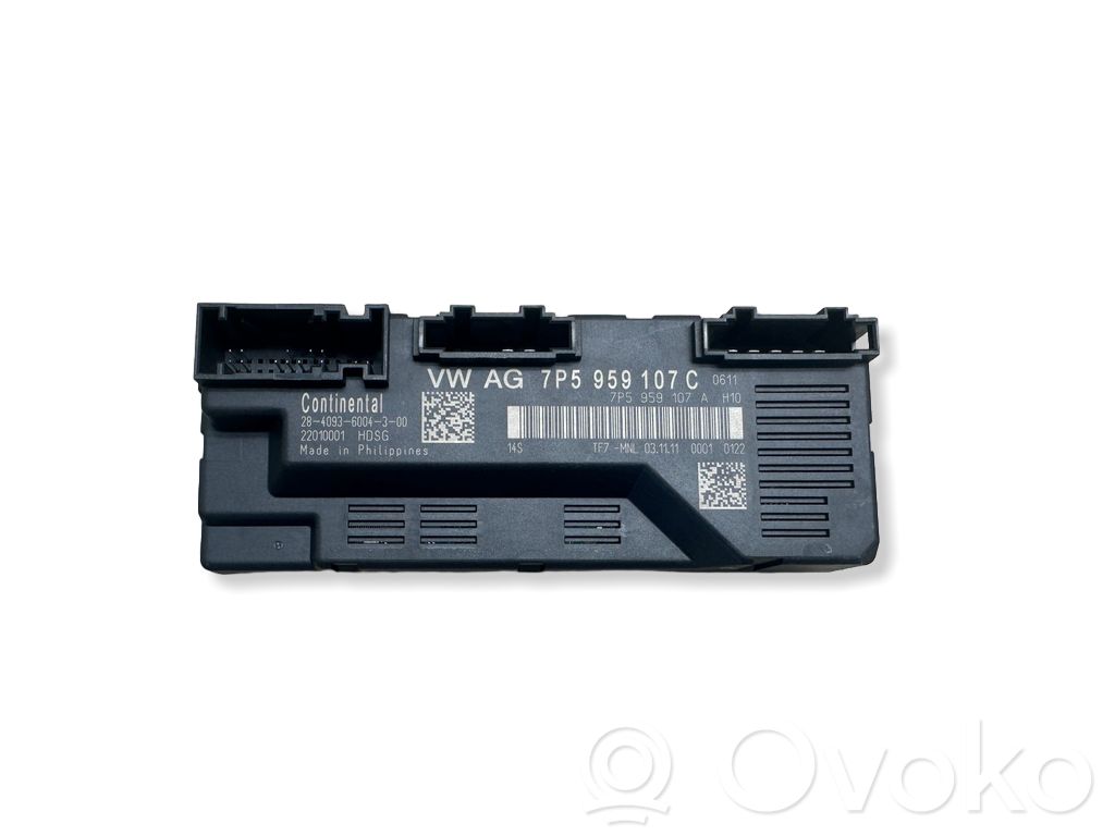 Tailgate/trunk control unit/module   7P5959107C,7P5959107A
