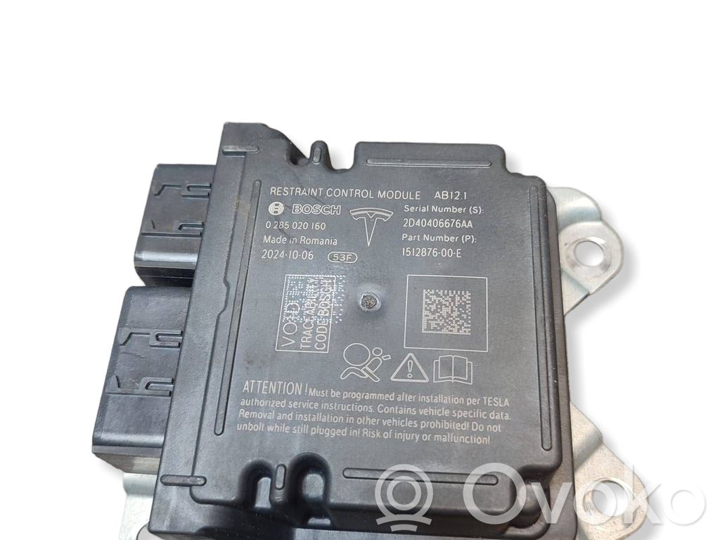 Tesla Model Y Airbag control unit/module 