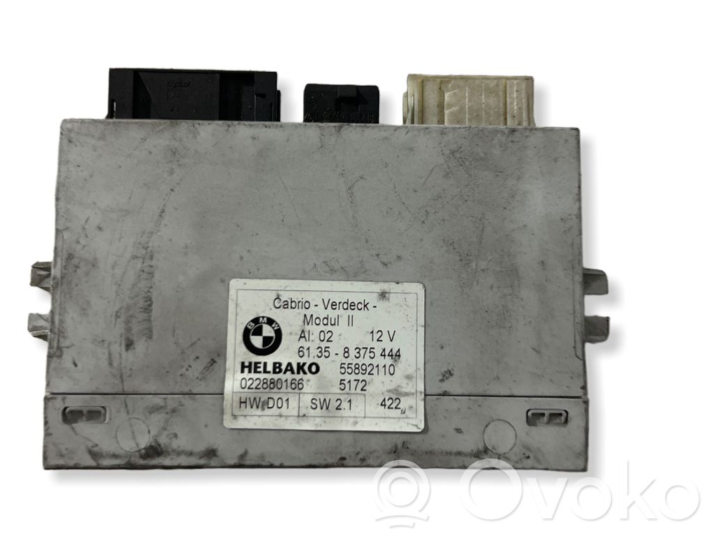 Sunroof control unit/module   8375444,55892110,022880166