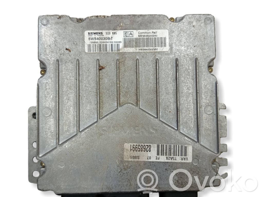 Engine control unit/module   5WS40030BT,9646449280,9644302380,82685991
