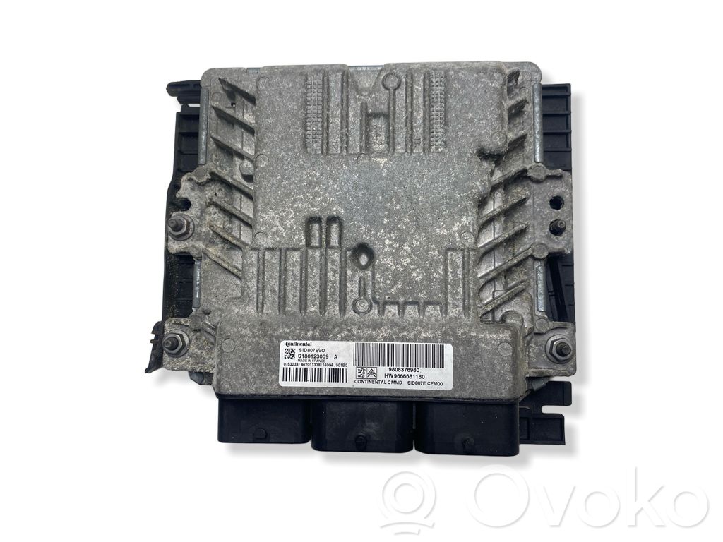 Engine control unit/module   9666681180,9808376980,S180123009A