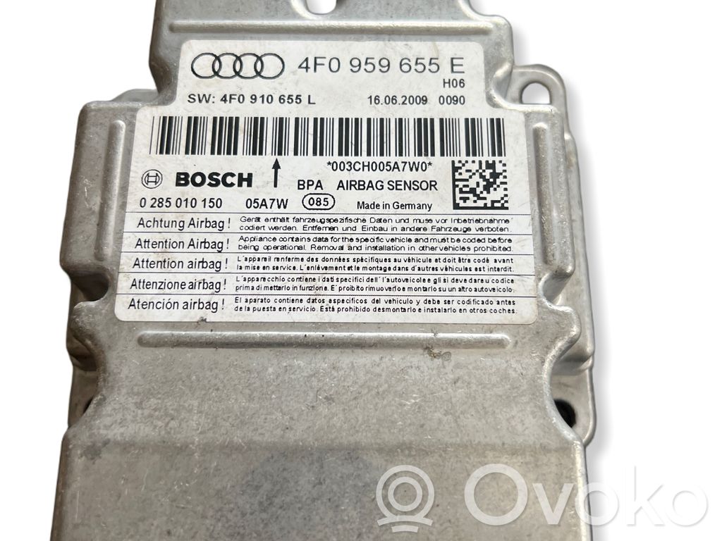 Audi A6 S6 C6 4F Unitate/modul de comandă airbaguri 