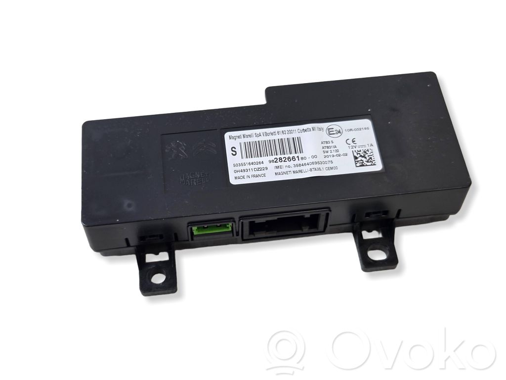 Peugeot Partner III Bluetooth control unit module 