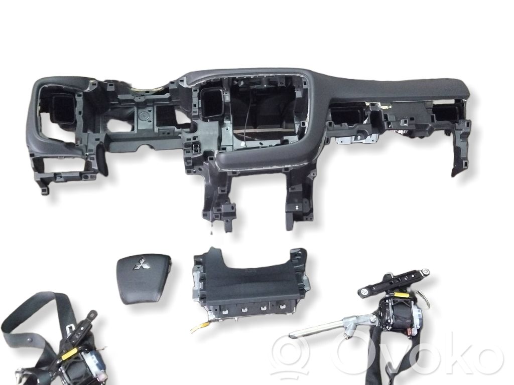 Juego de airbag con panel