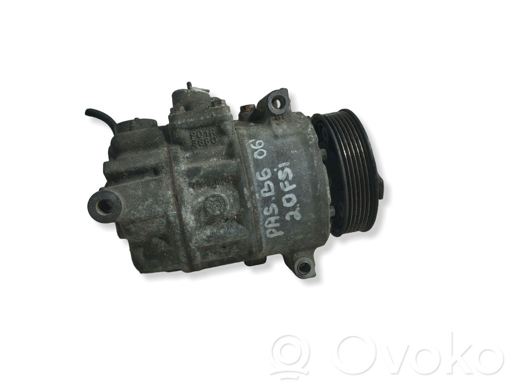 Volkswagen PASSAT B6 Air conditioning (A/C) compressor (pump) 