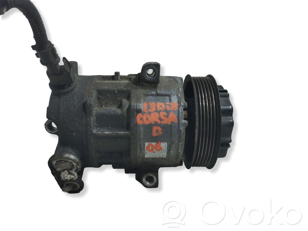 Opel Corsa D Air conditioning (A/C) compressor (pump) 