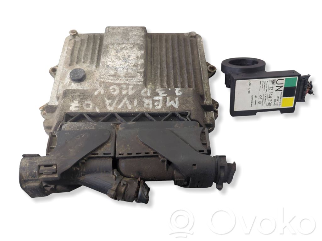 Opel Meriva A Engine ECU kit and lock set 