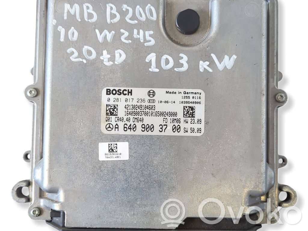 Mercedes-Benz B W245 Engine control unit/module 