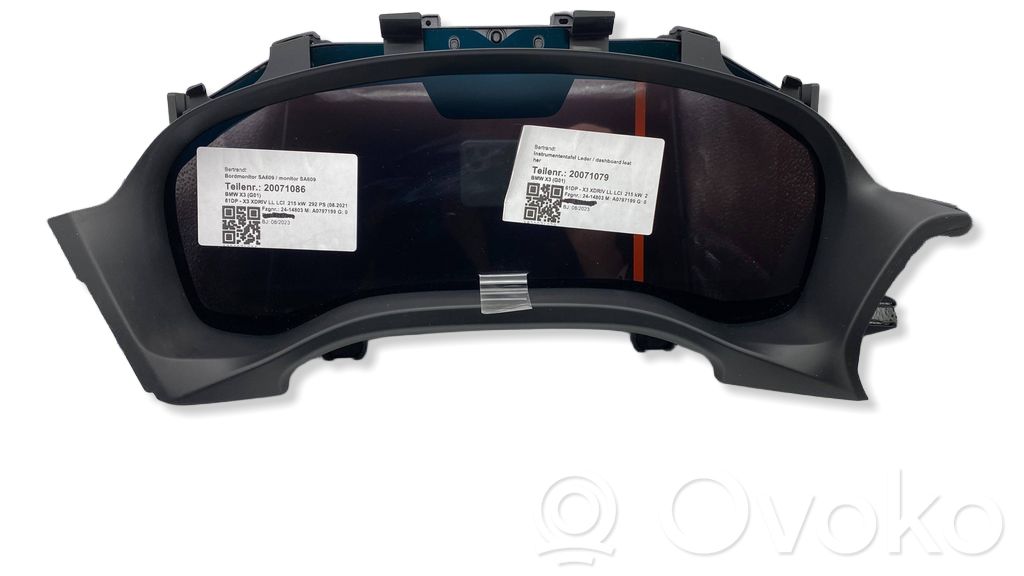 BMW X3 G01 Spidometrs (instrumentu panelī) 