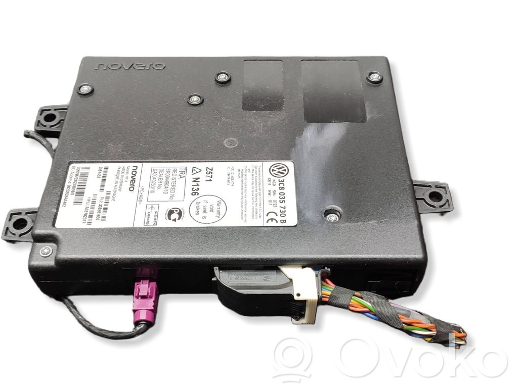 Volkswagen PASSAT B7 Bluetooth control unit module 
