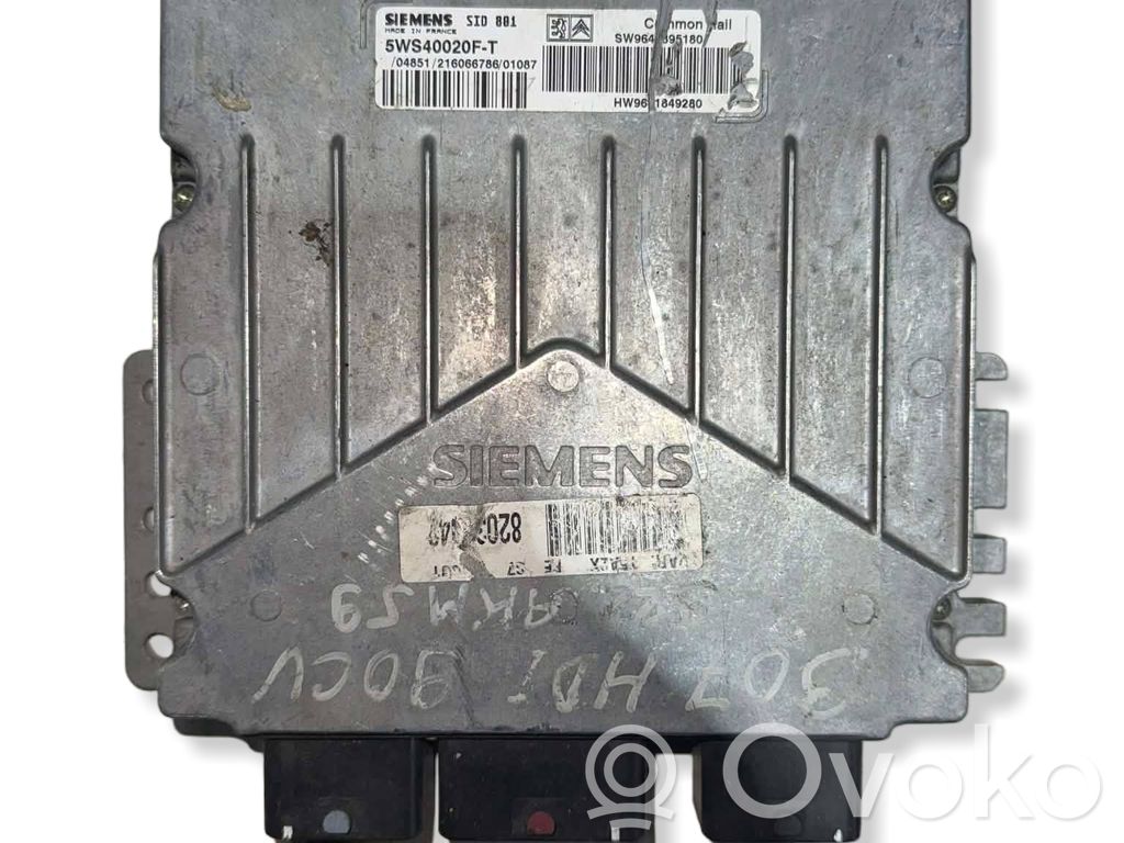 Peugeot 307 Engine control unit/module 