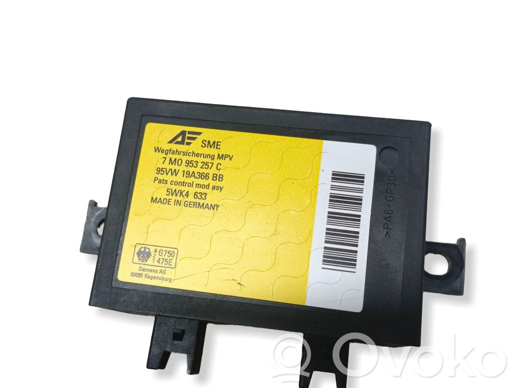Volkswagen Sharan Immobilizer control unit/module 