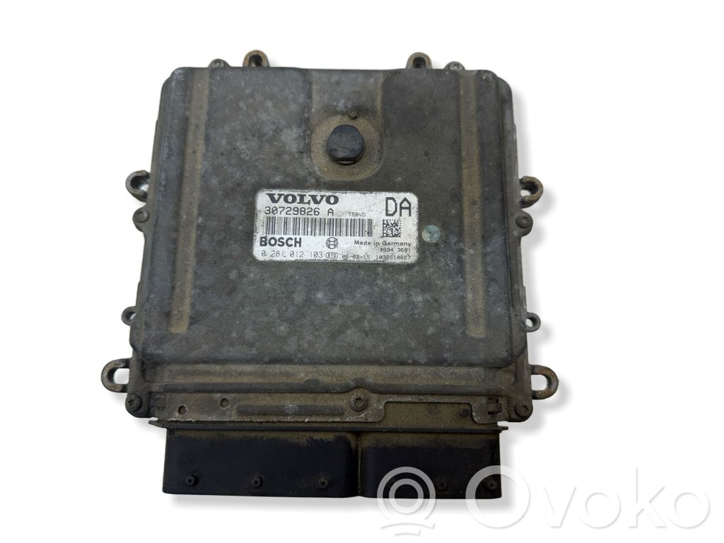 Unidad de control/módulo del motor   0281012103,30729826A