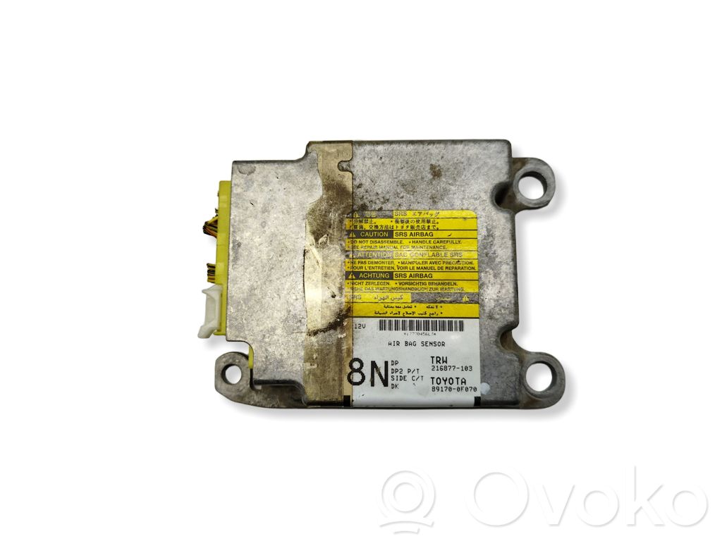 Toyota Corolla Verso AR10 Airbag control unit/module 